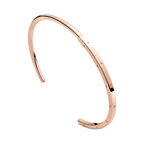 Pandora Rigid Bracelet Pandora Signature I-D Open Rose Gold Color - Bijuvera