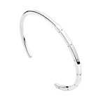 Pandora Rigid Bracelet Pandora Signature I-D Open Silver Color - Bijuvera