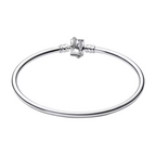Pandora Rigid Silver Moments Bracelet Shooting Star Clasp - Bijuvera