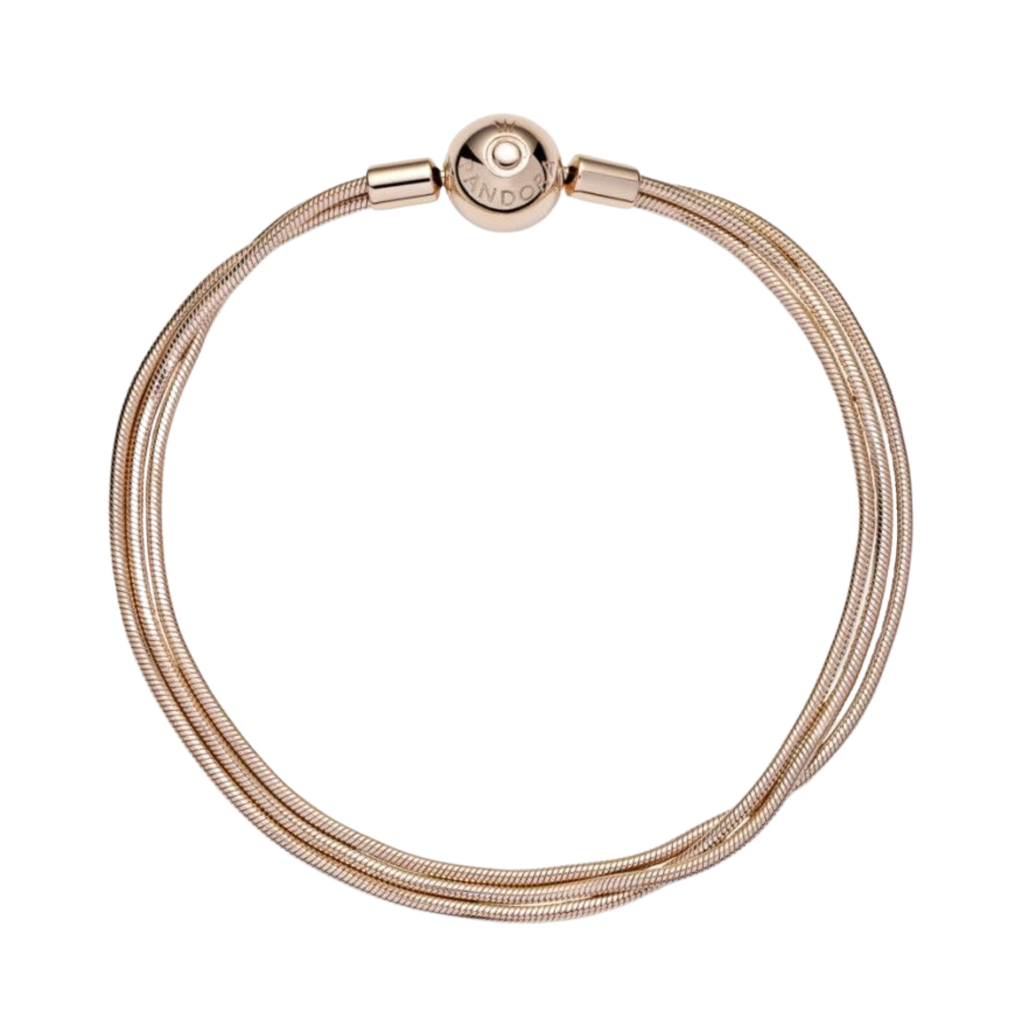 Pulsera Pandora Rose Multi Cadena Serpiente - Bijuvera