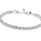 Pulsera Pandora Tenis Ancha Brillante - Bijuvera