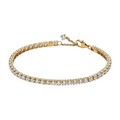 Pulsera Pandora Tenis Brillante Color Oro - Bijuvera