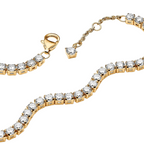 Pulsera Pandora Tenis Brillante Color Oro - Bijuvera
