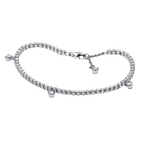 Pulsera Pandora Tenis Gotas Brillantes en Plata - Bijuvera