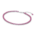 Pulsera Pandora Tenis Rosa Brillante - Bijuvera