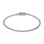 Bracelet Pandora chaîne de serpent avec fermoir magnétique coulissant - Bijuvera