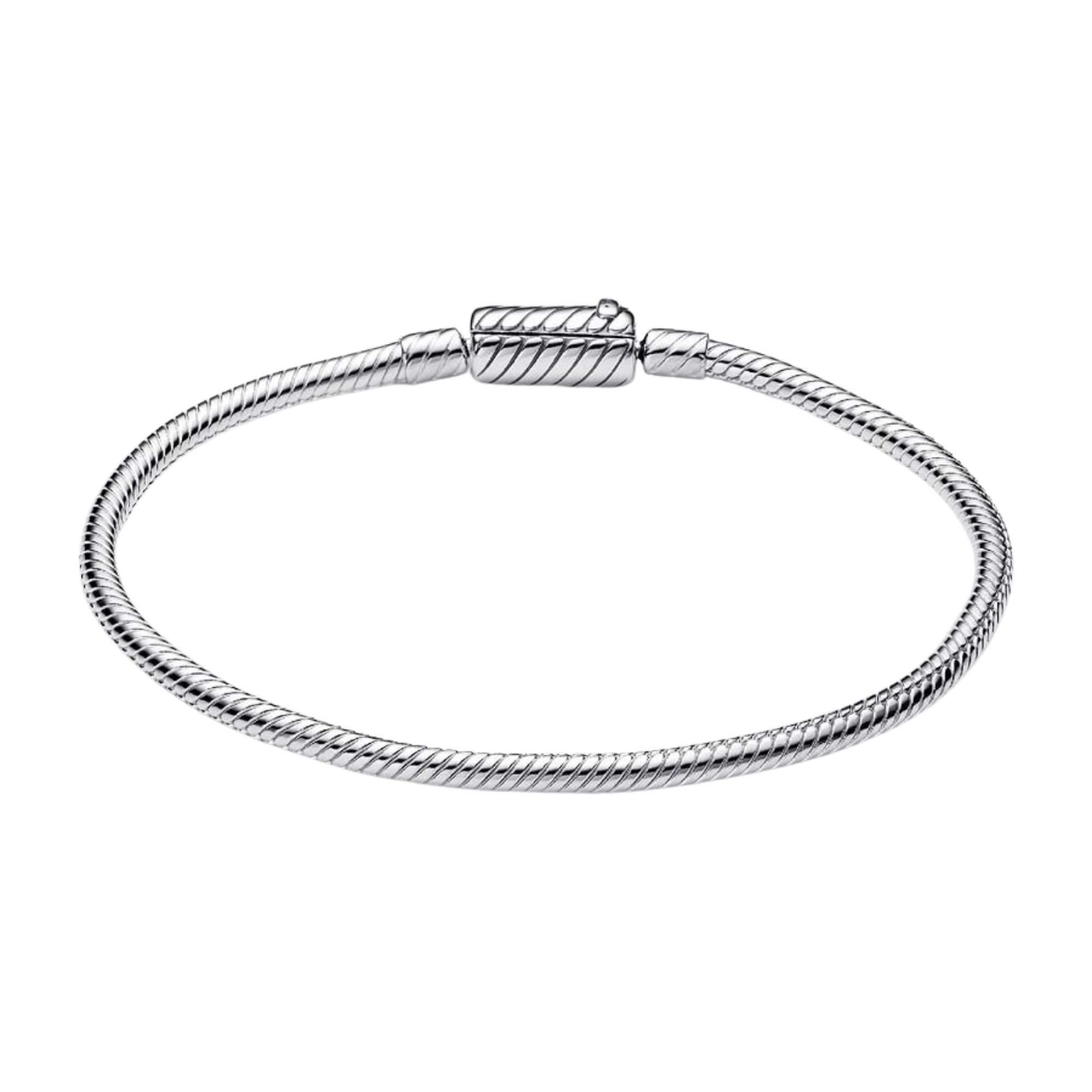 Bracelet Pandora chaîne de serpent avec fermoir magnétique coulissant - Bijuvera