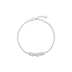 Pulsera Pandora de Cadena Corazones Sin Fin Brillantes - Bijuvera