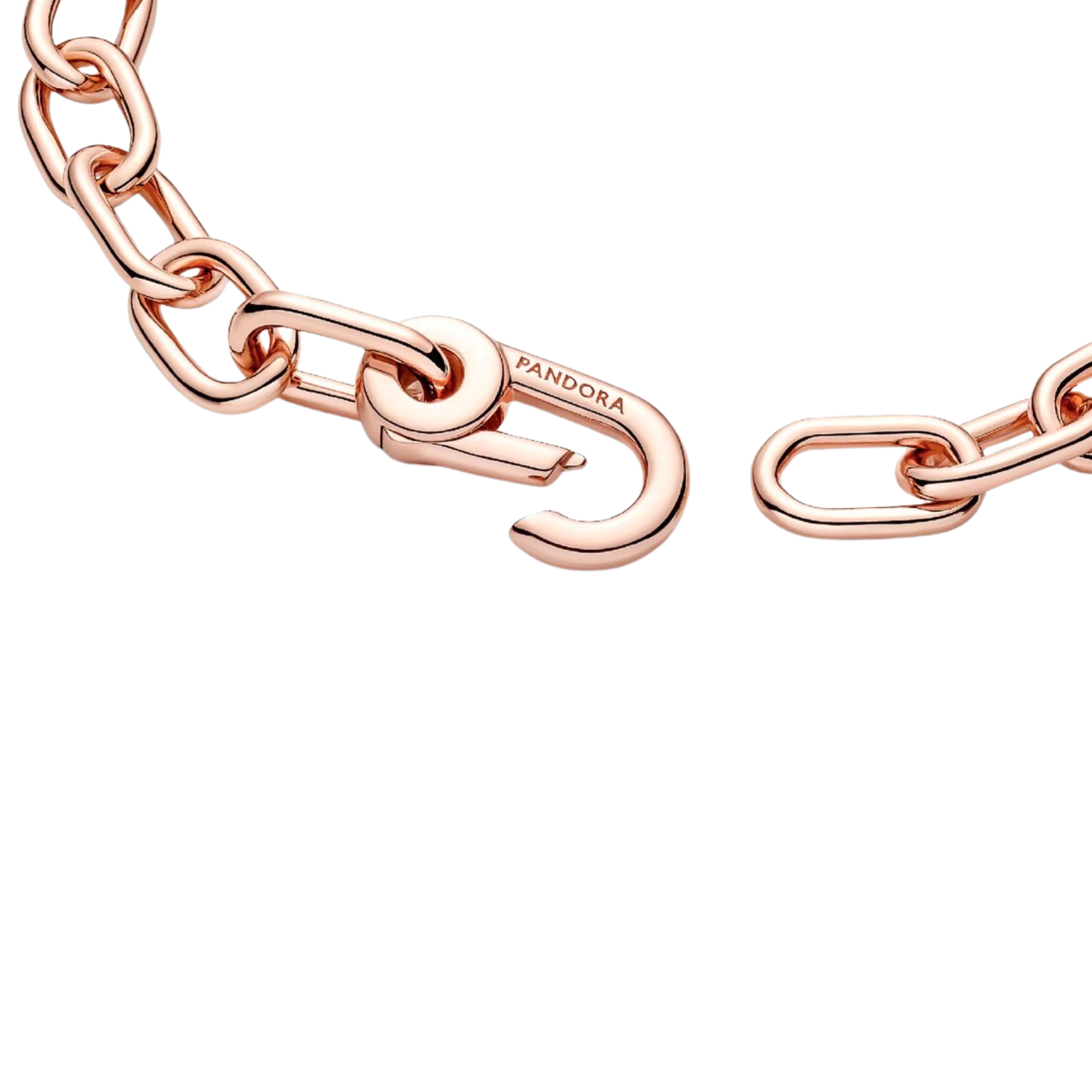 Pandora Armband van Kleine Schakelketting Pandora ME in Roze Goud - Bijuvera