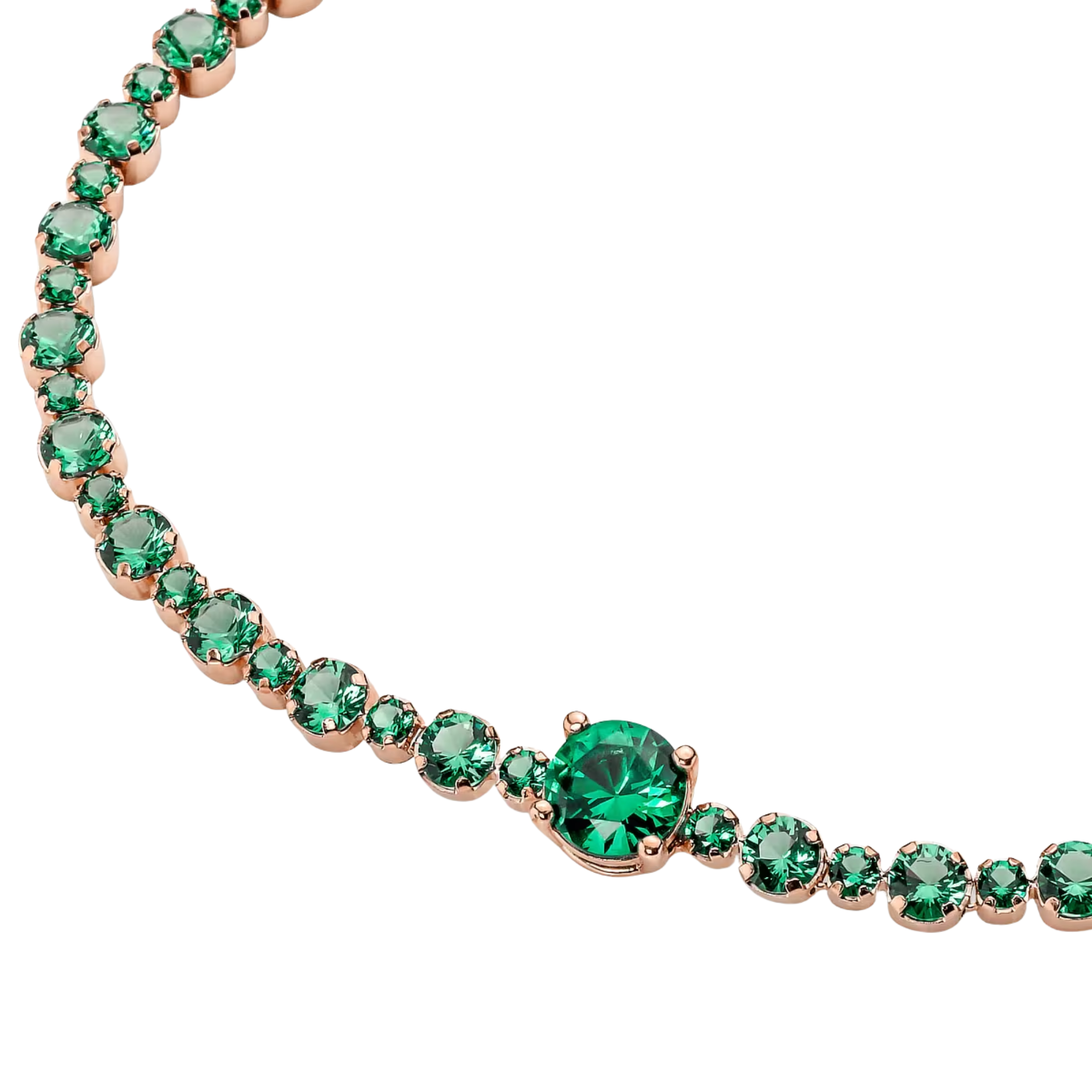 Pandora Green Stone Pave Bracelet - Bijoux Box