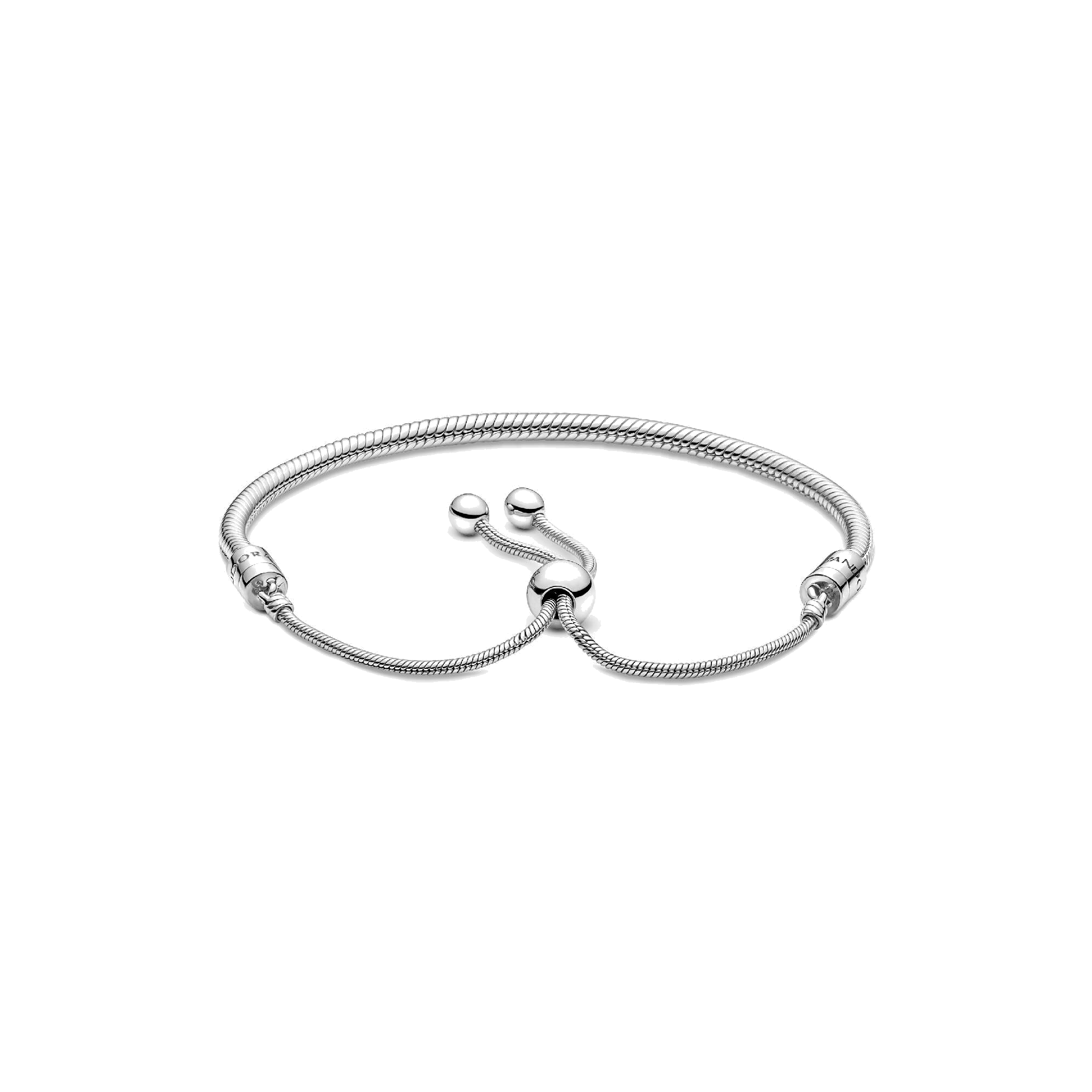 Pulsera Pandora de Cadena de Serpiente con Cierre Deslizante - Bijuvera