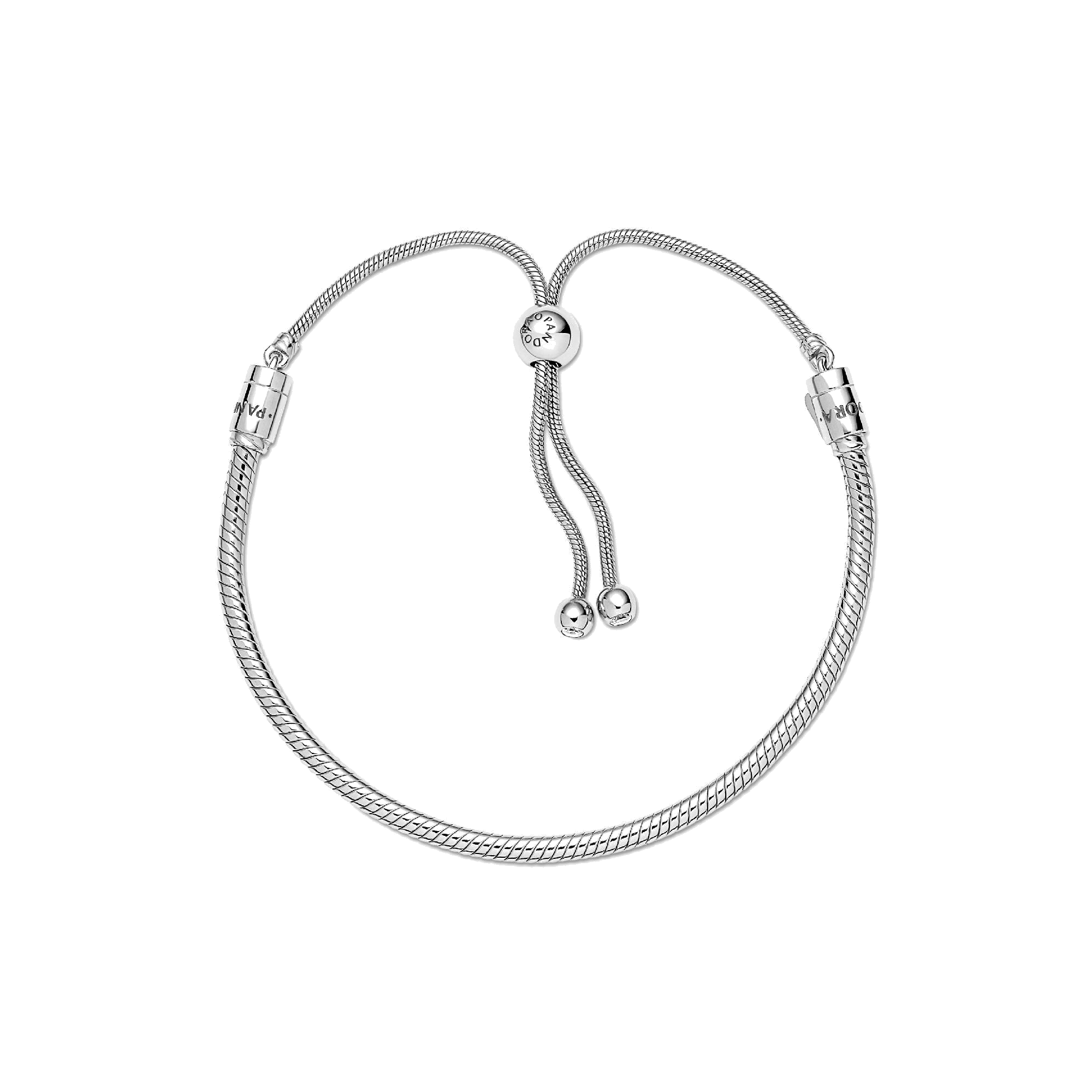 Pulsera Pandora de Cadena de Serpiente con Cierre Deslizante - Bijuvera