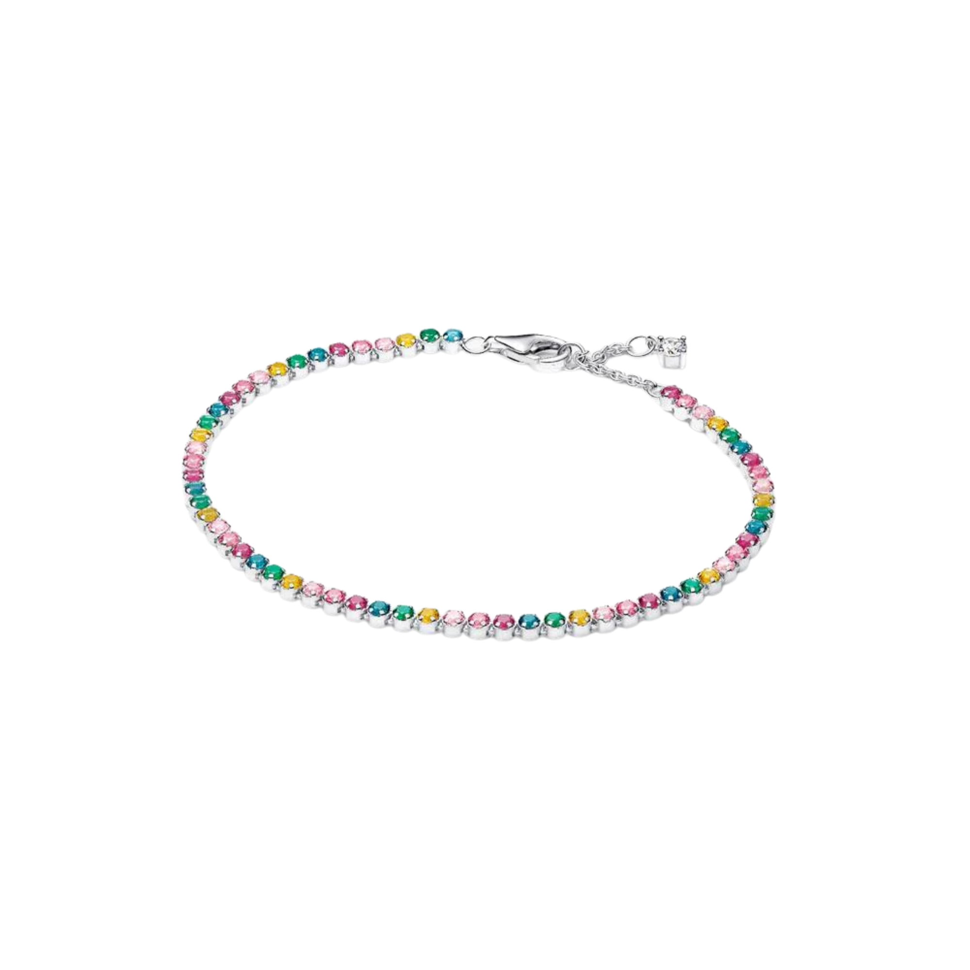 Pulsera Pandora de Tenis Arcoíris - Bijuvera