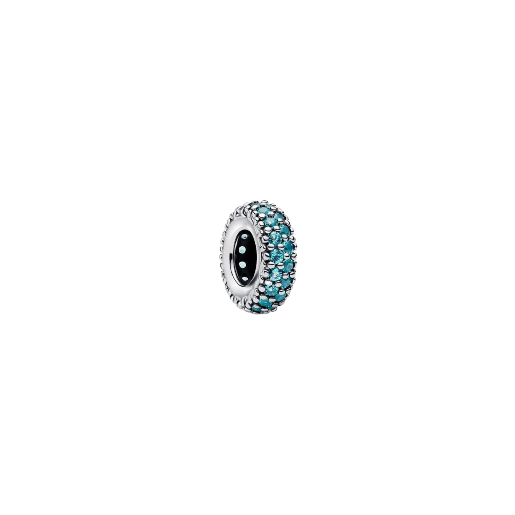 Charm Pandora Separador Gemas Azul Hielo - Bijuvera