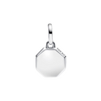 Pandora ME Mini-Charm gravierbares Medaillon Türkis aus Sterling-Silber