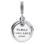 Charm Colgante Pandora Árbol del Infinito Brilla en la Oscuridad Plata de Ley 925