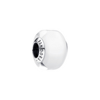 Mini Charm Pandora Murano Kristal Wit – Sterling Zilver 925