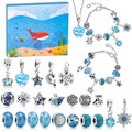 Calendario Adviento Joyas Ballena Fondo Marino Azul – Pulsera y Charms
