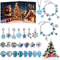 Calendario Adviento Joyas Cabaña Nevada Azul Hielo – Pulsera y Charms