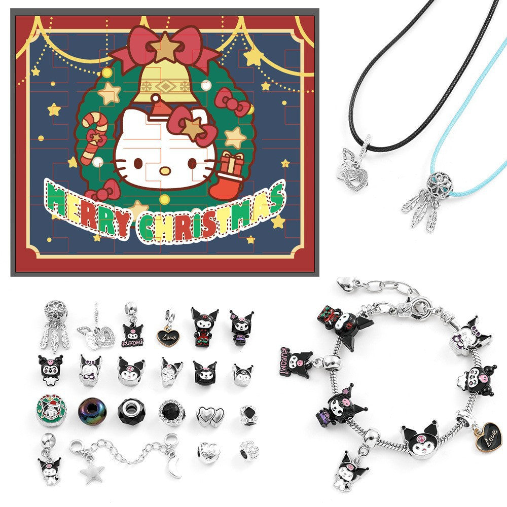 Calendario Adviento Joyas Hello Kitty Navidad con Charms Kuromi