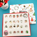 Calendario Adviento Joyas Merry Christmas Bandeja 24 Compartimentos
