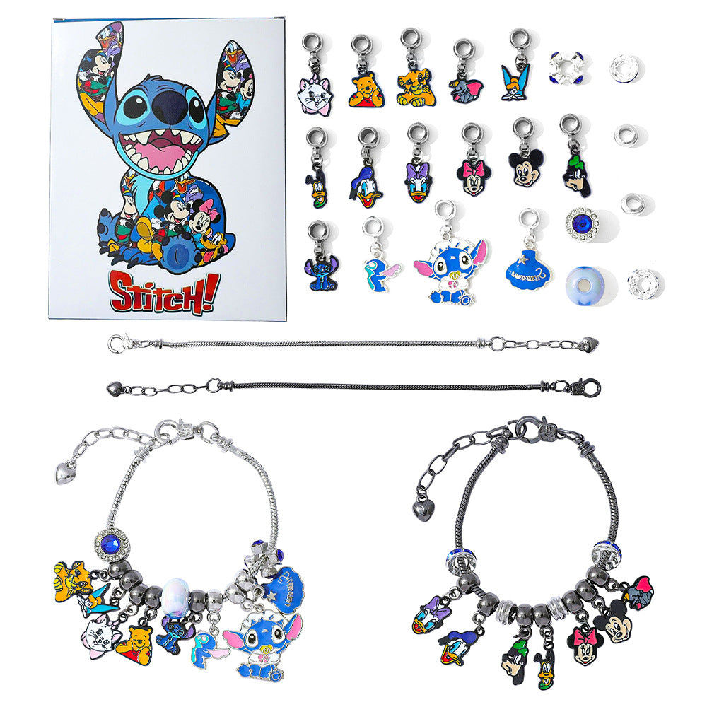Calendario Adviento Joyas Stitch y Amigos Disney – Pulsera y Charms