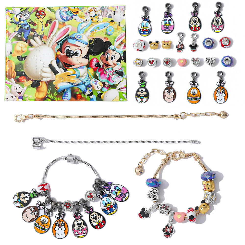 Calendario Pascua Joyas Mickey y Minnie – Pulsera y Charms