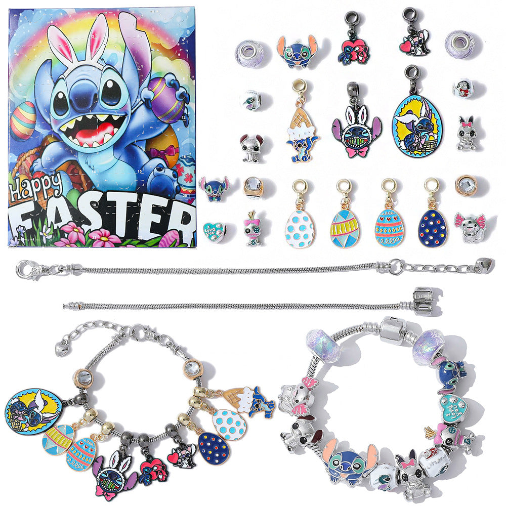 Calendario Pascua Joyas Stitch Happy Easter – Pulsera y Charms