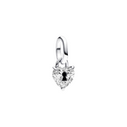 Charm Pandora Mini Hangslot Hart – Zilver van Eerste Wet