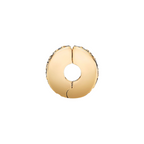 Charm Pandora van Clip Pavé Transparant – Gecoat in de kleur goud