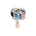 Pandora Ohana Lilo & Stitch Disney 925 Sterling Silver 14k Rose Gold Plated Charm