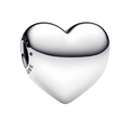 Charm Pandora Grabable Corazón Grande Be Love en Plata de Primera Ley