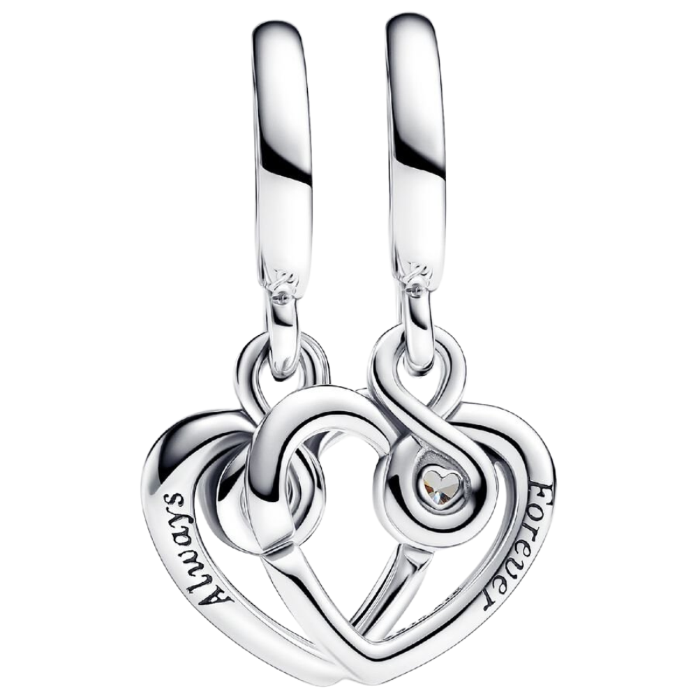 Charm Pandora Te Amo Siempre Anhänger teilbar aus Sterling-Silber