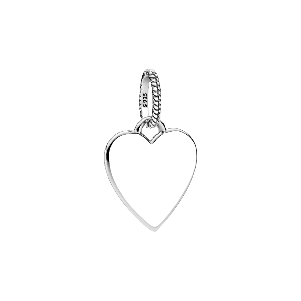 Pandora Hangtag Hart Graveren – 925 Zilver