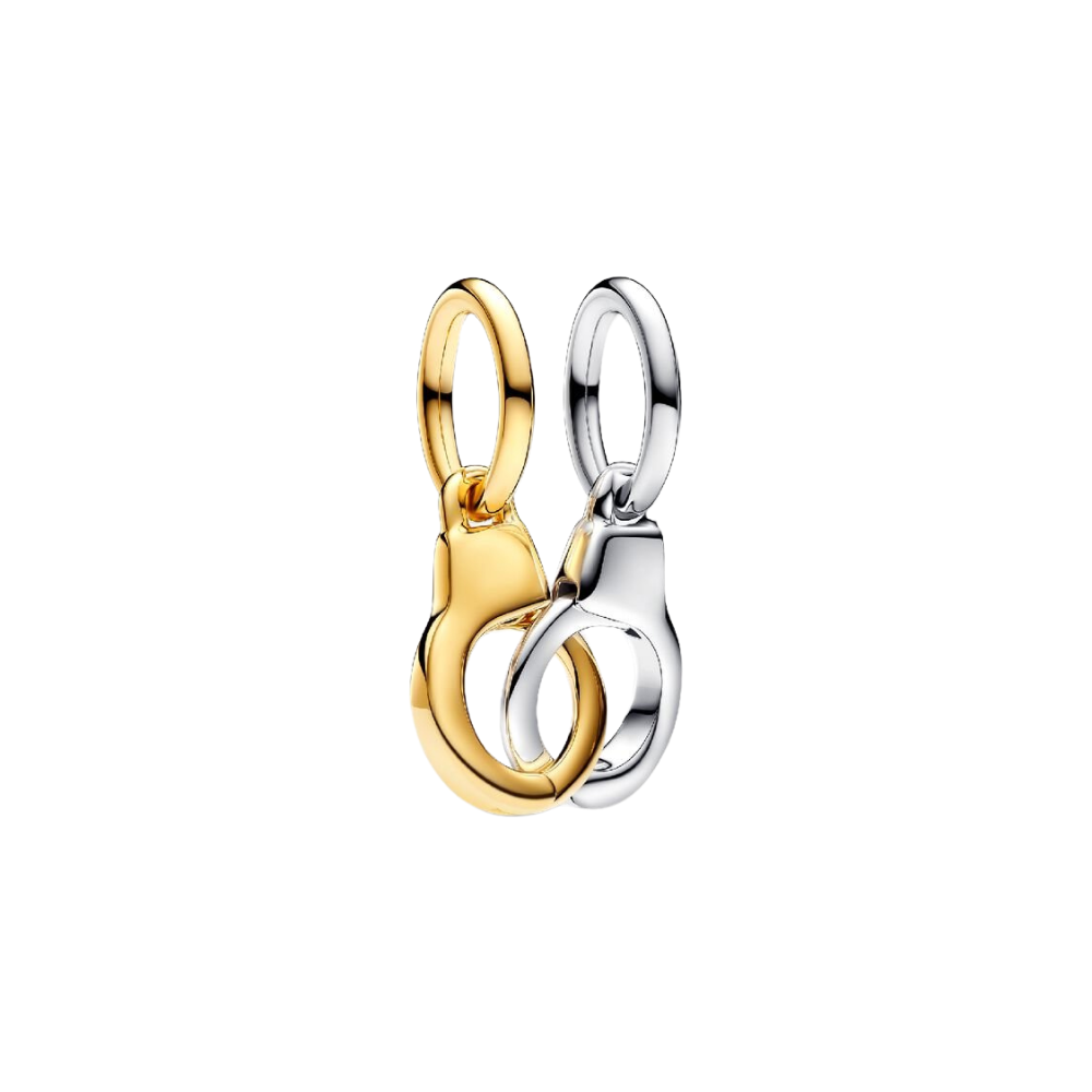 Charm Pandora Colgante Divisible Esposas Abiertas en Plata de Primera Ley
