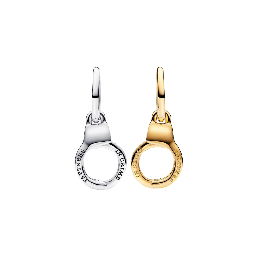 Charm Pandora Colgante Divisible Esposas Abiertas en Plata de Primera Ley