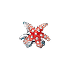 Charm Mini Hangend Pandora Kleurige Zeester in 925 Zilver