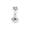 Charm Pandora Hangende Roze Bloem in 925 Zilver