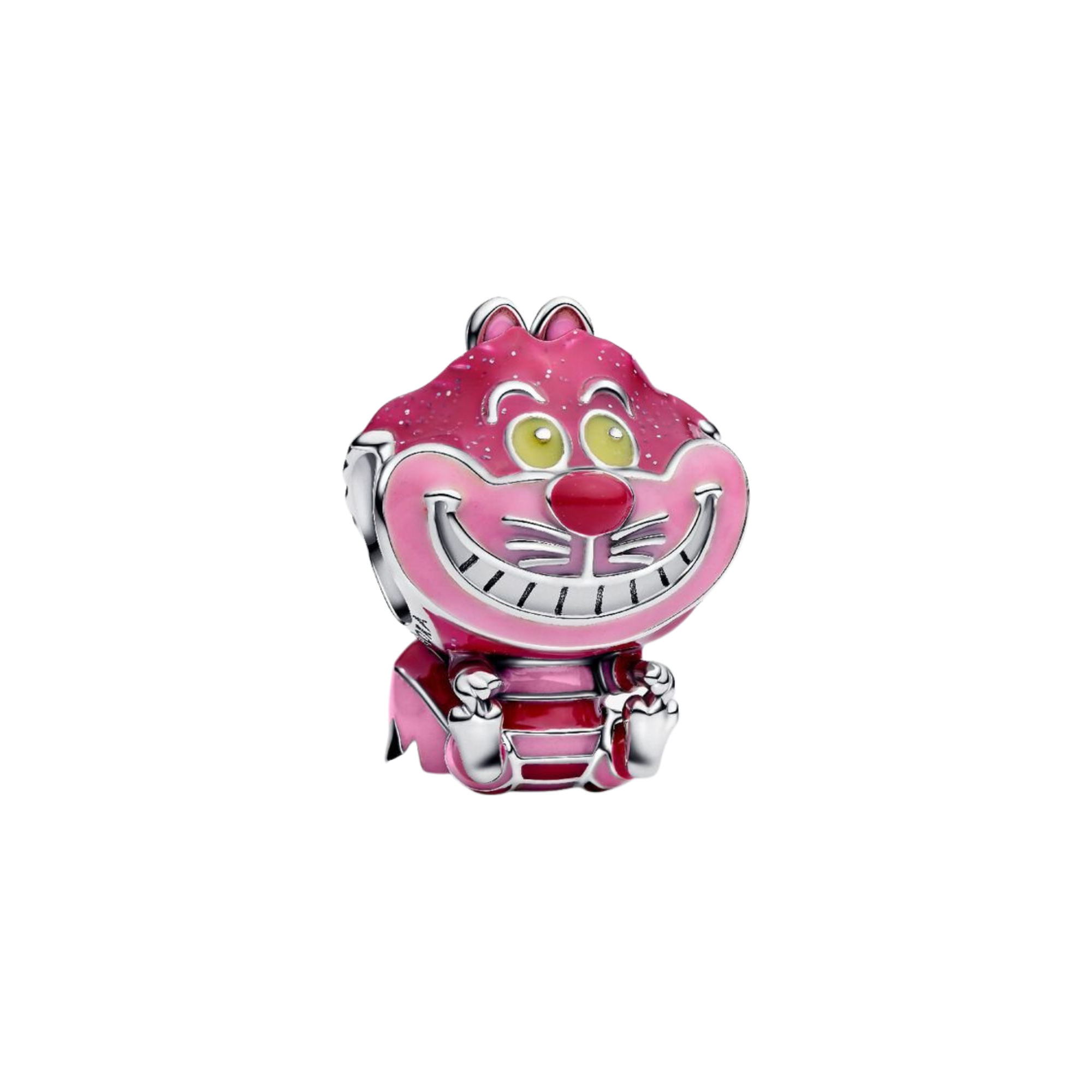 Charm Pandora Gato de Cheshire de Alicia en el País de las Maravillas Disney en Plata de Primera Ley