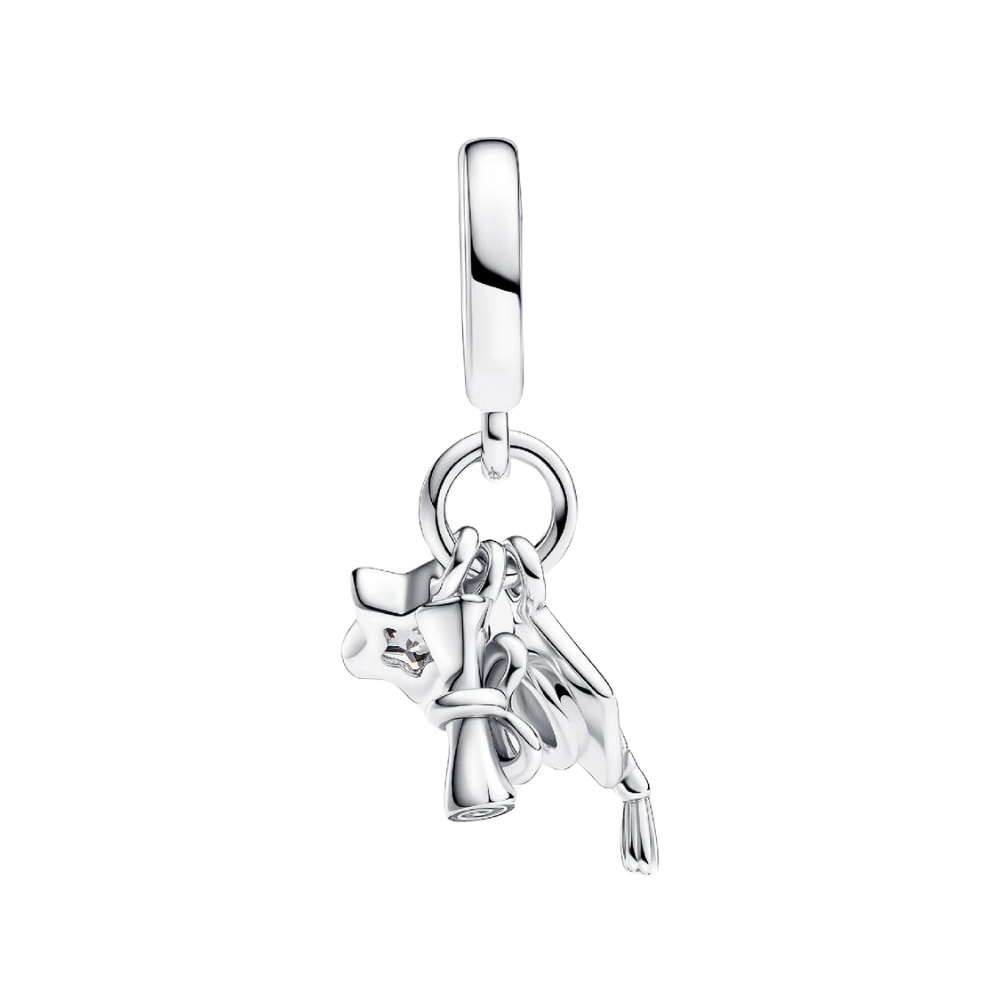Charm Pandora Hangende Driehoek Afstuderen 2024 – 925 Zilver