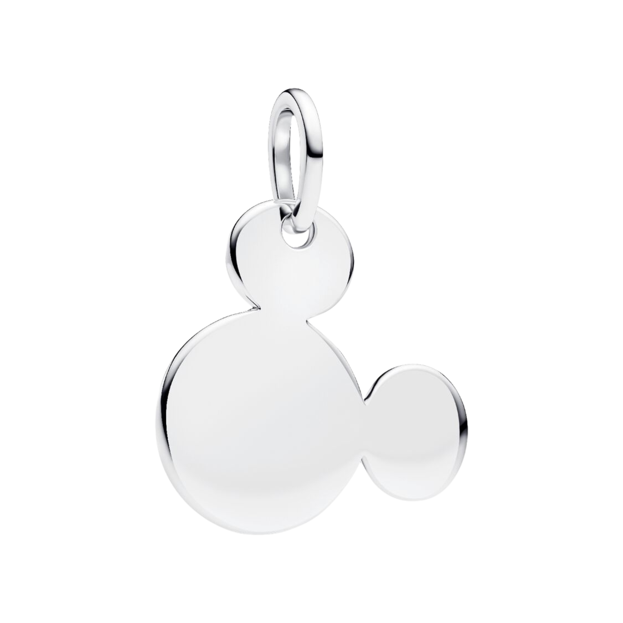 Charm Pandora Colgante Grabable Mickey Mouse de Disney en Plata de Primera Ley