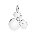 Charm Pandora Colgante Grabable Minnie Mouse de Disney en Plata de Primera Ley