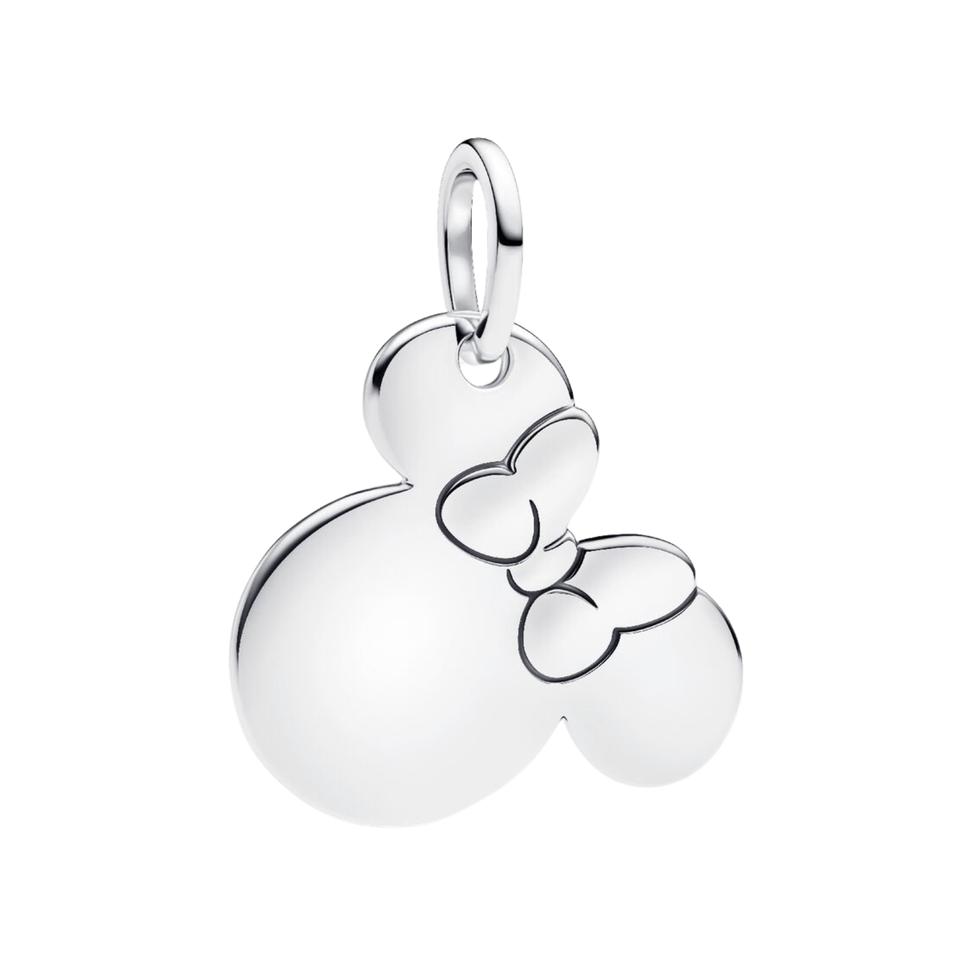 Charm Pandora Colgante Grabable Minnie Mouse de Disney en Plata de Primera Ley
