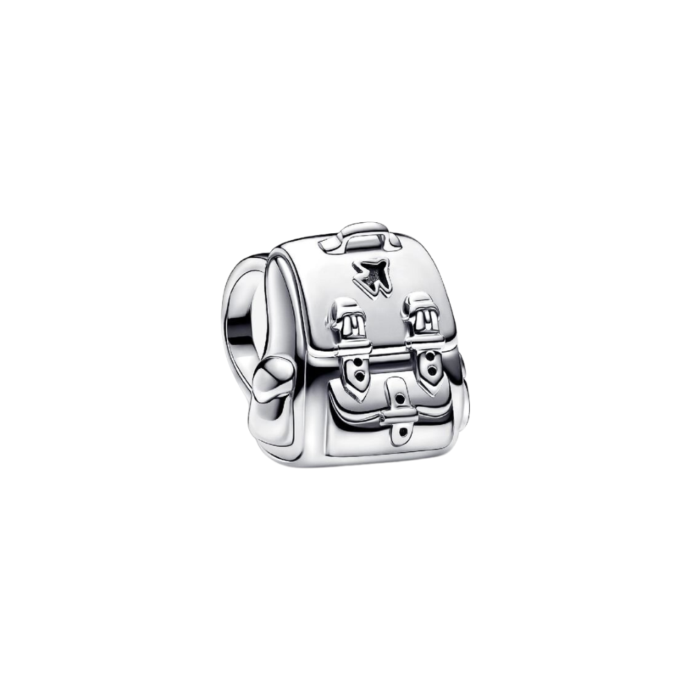 Charm Pandora Mochila Aventuras en Plata de Primera Ley