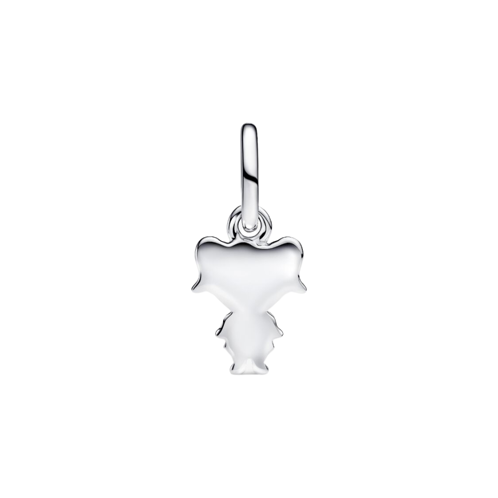 Pandora Happy Girl Charm-Anhänger aus 925er Sterlingsilber mit 14-Karat-Goldbeschichtung