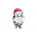 Charm Pandora Papá Noel Feliz Plata de Ley 925 Esmalte Rojo