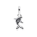 Charm Mini Colgante Pandora Pez Koi Rojo en Cristal de Murano y Plata de Primera Ley