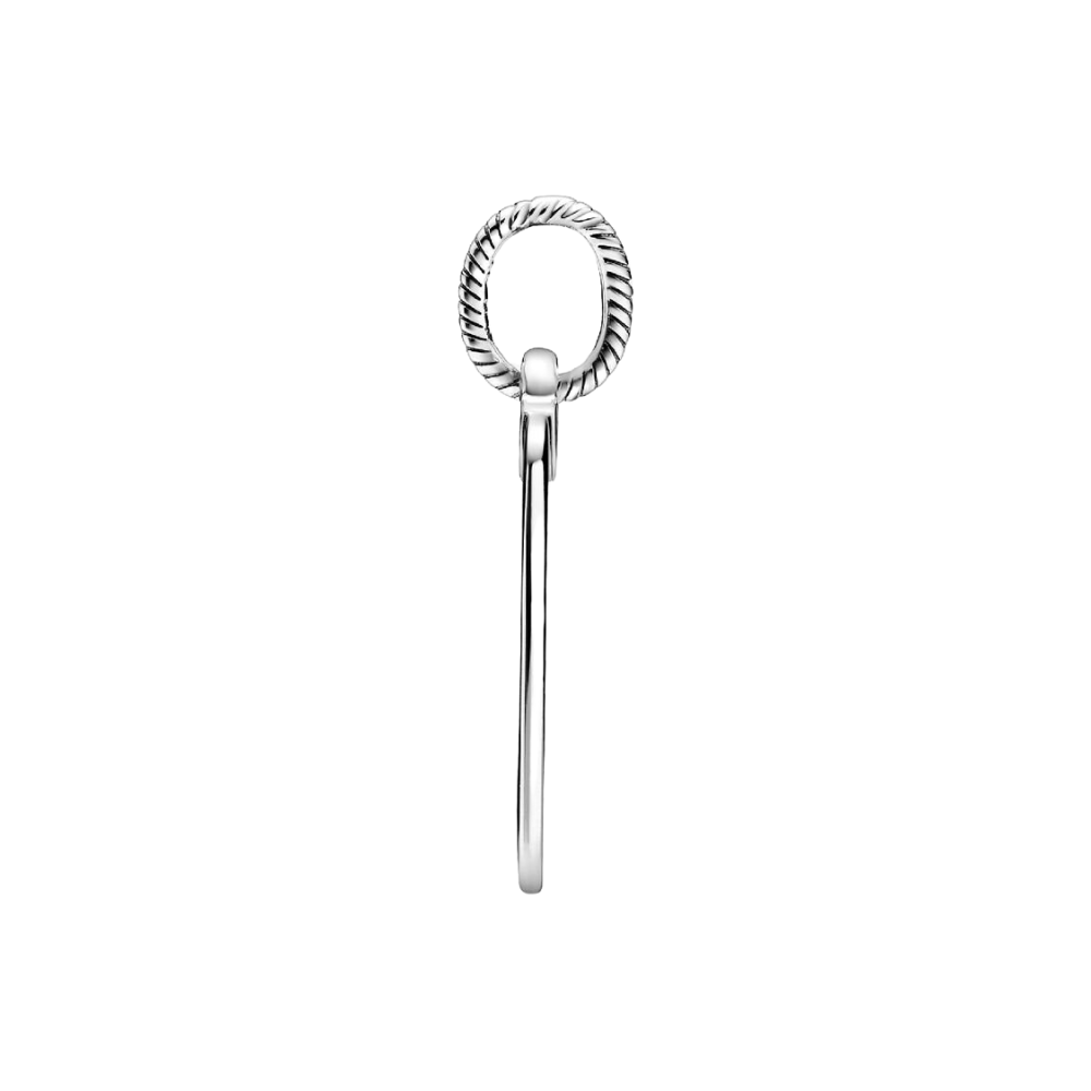 Pandora Anhänger Gravierbarer rechteckiger Tag – Sterling-Silber