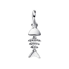 Pandora Hanger Charm Vissensteek in Turquoise en 925 Zilver