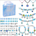 Set Regalo Joyas Azul Océano – Pulseras, Collares y Charms
